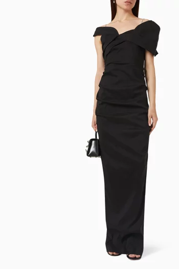 Dahli Gown in Stretch Crêpe