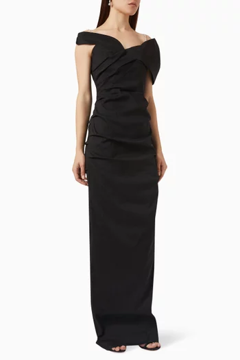 Dahli Gown in Stretch Crêpe