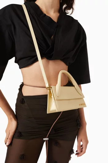 Le Chiquito Long Tote Bag in Smooth Leather