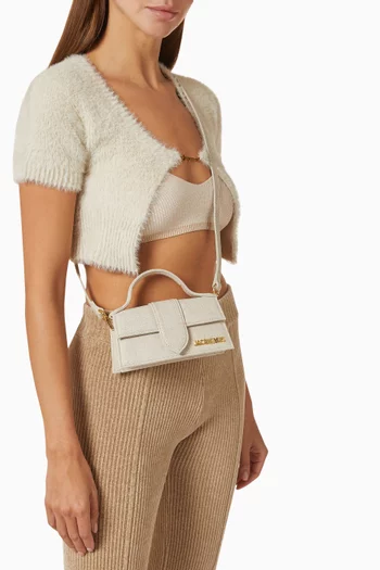 حقيبة لو بامبينو ميني بغطاء قلاب كتان