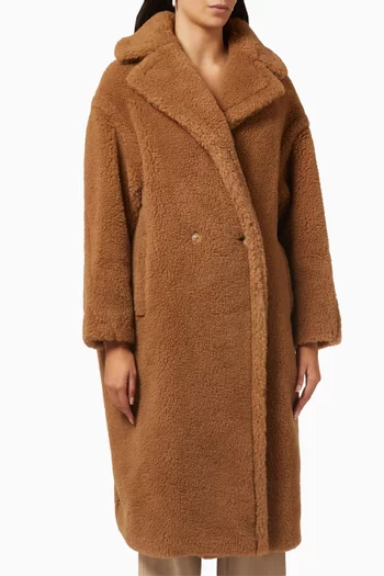 Teddy Bear Icon Coat in Wool Blend