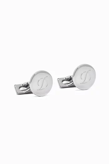 D Cufflinks in Metal