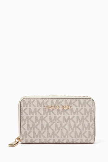Jet Set Small Wallet in Monogram Canvas