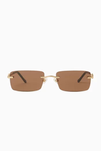 Layla Sunglasses in Metal