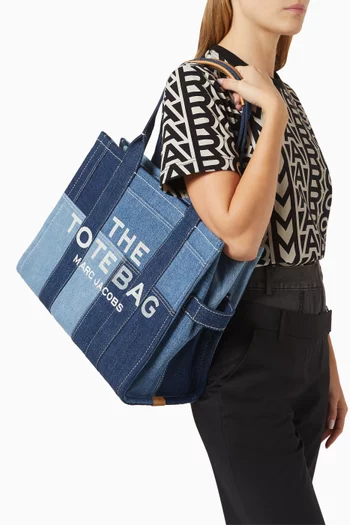The Large Tote Bag in Denim