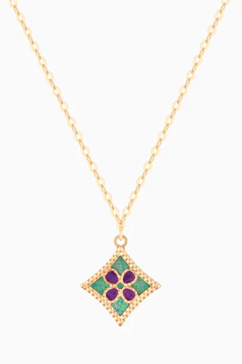 Amelia Versailles Garden Star Necklace in 18kt Gold