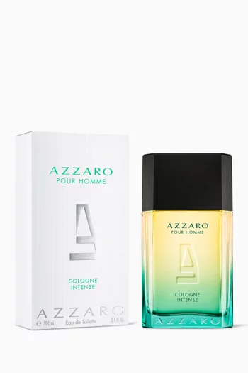 Azzaro Pour Homme Cologne Intense Eau de Toilette, 100ml
