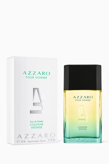 Azzaro Pour Homme Cologne Intense Eau de Toilette, 50ml
