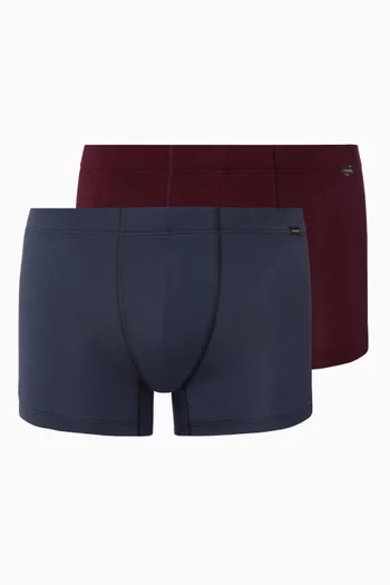 طقم بوكسر بشعار الماركة قطن، قطعتان