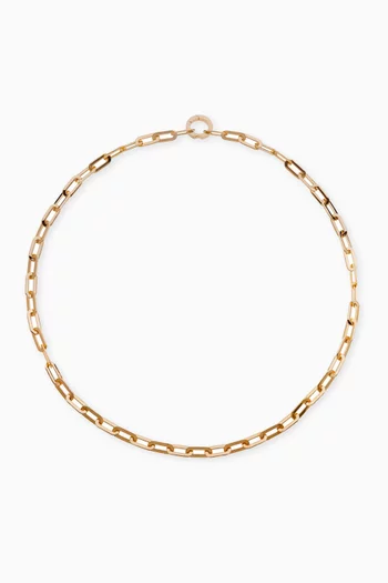 Paper Clip Chain in 18kt Yellow Gold