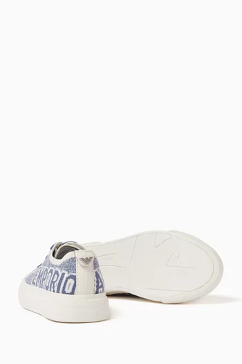 Logo Sneakers in Recycled Knit