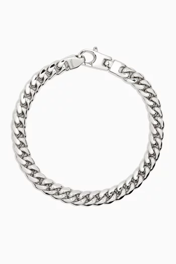 Cuban Chain Bracelet in Sterling Silver