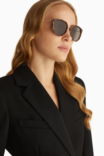 نظارة شمسية ذا سوزان بإطار أسيتات ومعدن