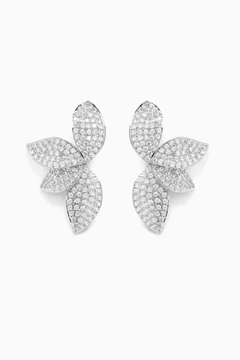 أقراط اليسا فضة إسترلينية