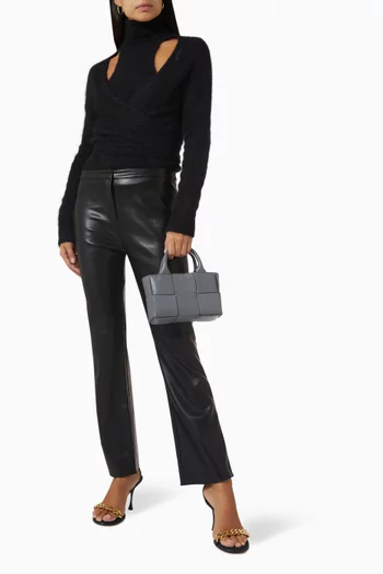 Candy Arco Tote Bag in Intrecciato Leather