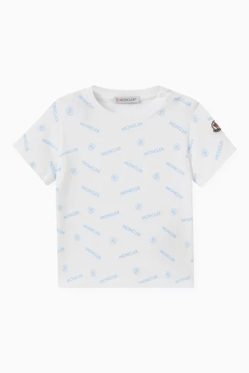Logo Print T-shirt in Cotton