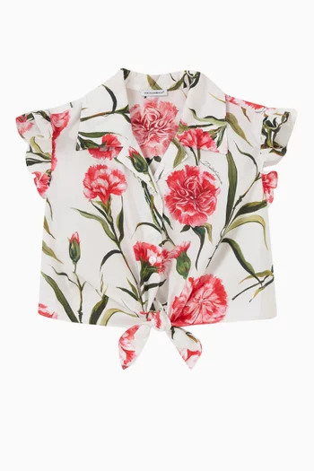 Floral Shirt in Cotton
