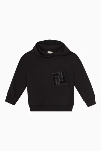 Fendi best sale logo hoodie