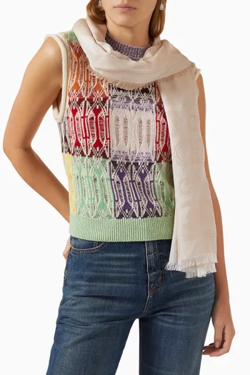 وشاح جانشيني كشمير وحرير