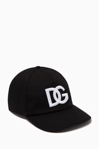 DG Logo Baseball Cap in Gabardine