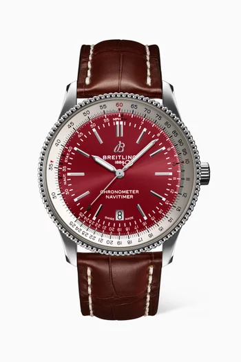 ساعة نافي تايمر أوتوماتيكية بمشبك قابل للطي إصدار خاص للشرق الأوسط، 41 مم