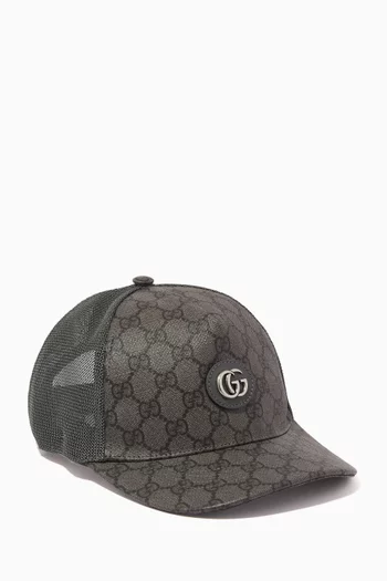 GG Supreme Baseball Hat in Cotton-canvas