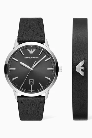 Watch and Bracelet Set, 43mm