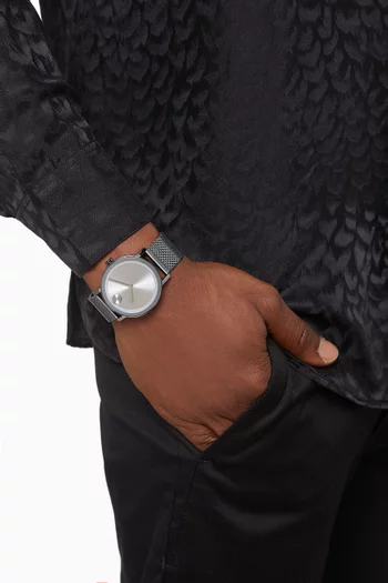 BOLD Evolution Mesh Bracelet Quartz Watch, 40mm