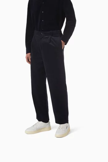 Medalist Low Sneakers in Leather & Suede