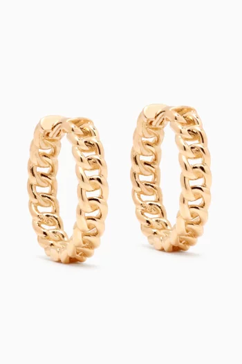 Curbside Huggies in 14kt Yellow Gold
