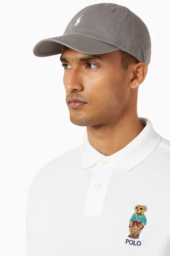 Logo Sports Cap in Cotton