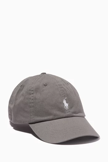 Logo Sports Cap in Cotton