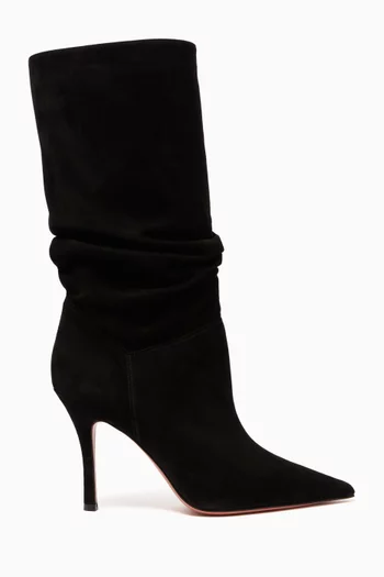 Ida 95 Knee-high Boots in Suede