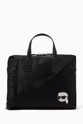 K/Ikonic 2.0 Patch Briefcase in Nylon