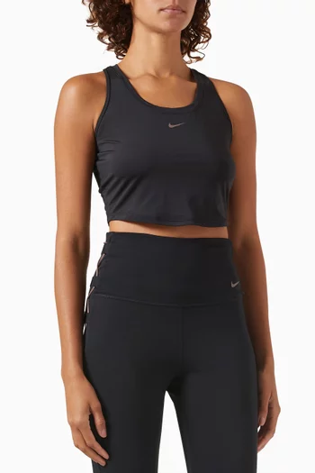 Nike One DRI-Fit Cropped Tank Top  in Jersey