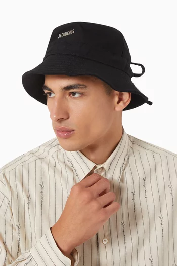 Le Bob Gadjo Bucket Hat in Cotton-canvas