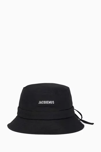 Le Bob Gadjo Bucket Hat in Cotton-canvas