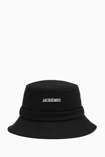 Le Bob Gadjo Bucket Hat in Cotton-canvas