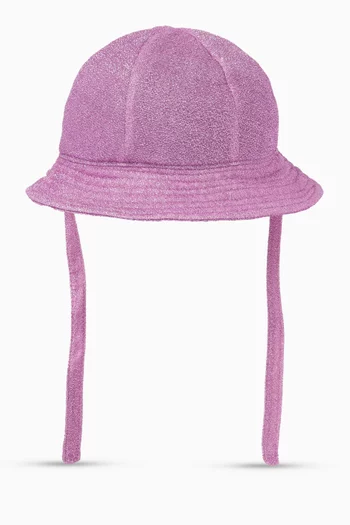 Glitter Bucket Hat in Polyester-blend
