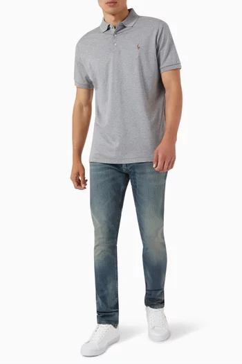 Polo Shirt in Cotton Knit