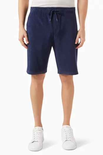 Logo Shorts in Cotton Terry