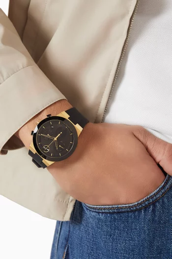 BOLD Fusion Chrono Stainless Steel Watch, 44mm