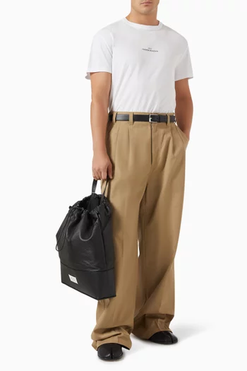 Distorted Logo T-shirt in Cotton