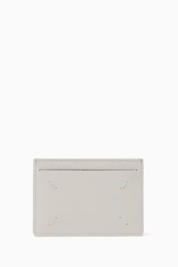 Double Slim Card Holder in Leather