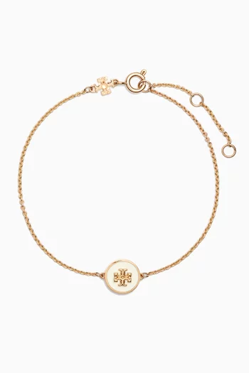 Kira Enamel Chain Bracelet in Brass
