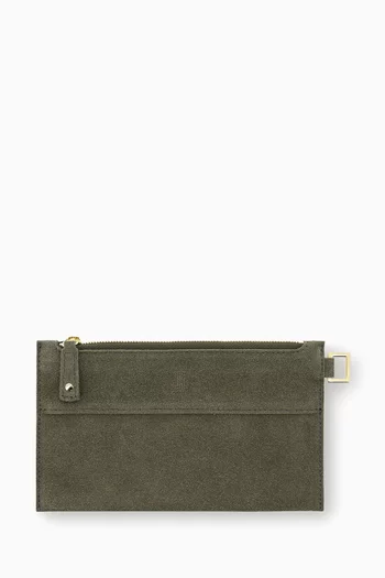 The Beirut Pouch in Suede Leather