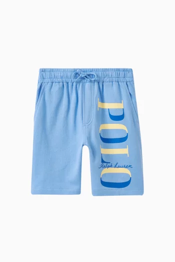 Logo Spa Shorts in Cotton Terry