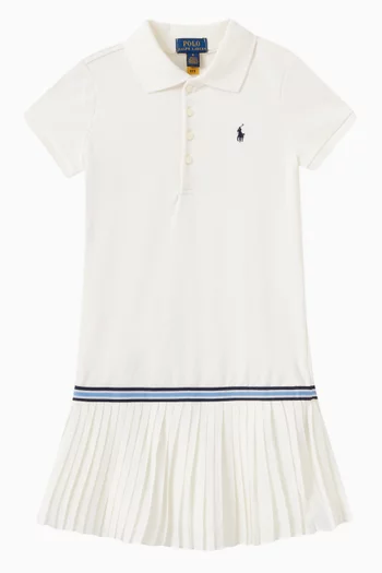 Polo Dress in Cotton Blend