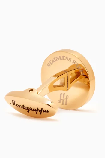 Classico Cufflinks in IP Yellow Gold