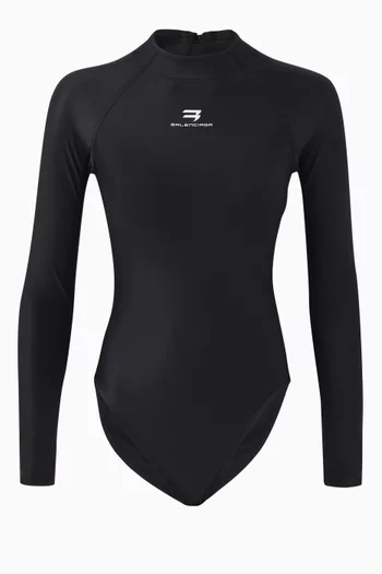 Sporty Tech One-piece Swimsuit